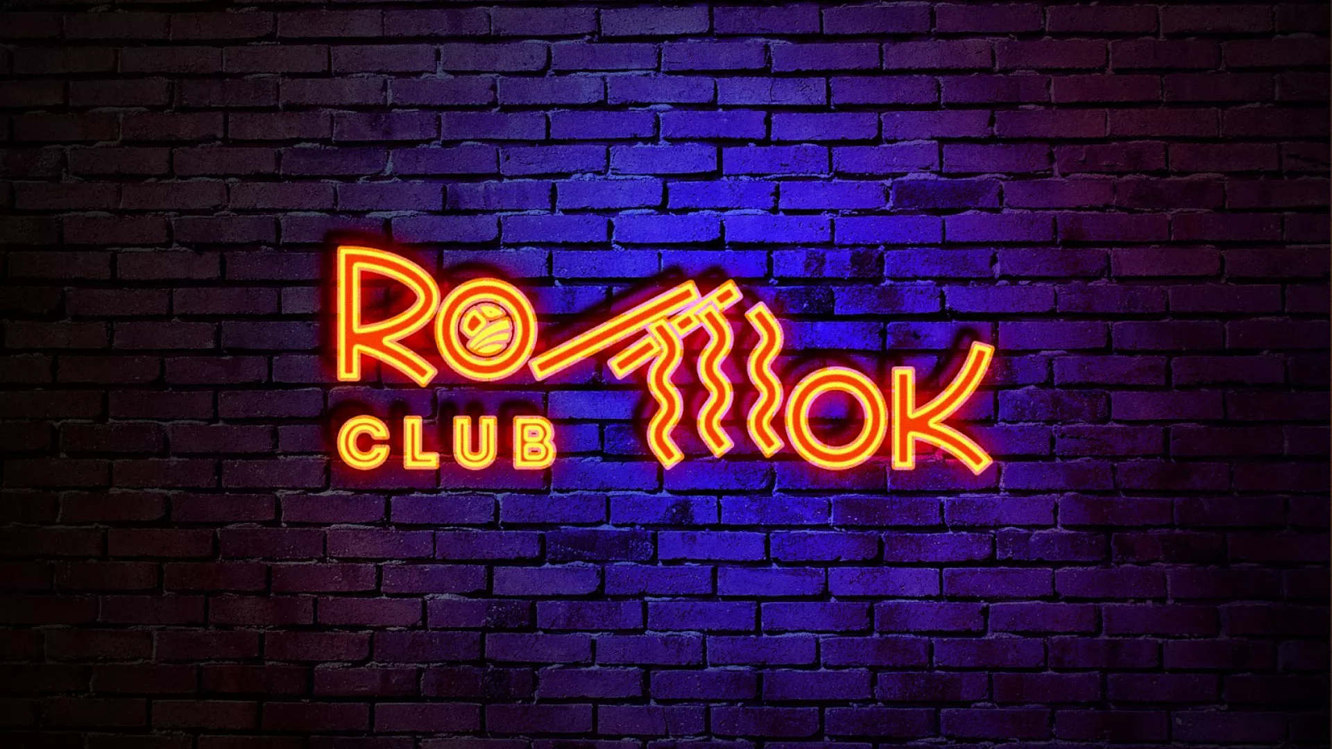 Разработка интерьерной вывески суши-бара «Roll Wok Club» в Бузулуке